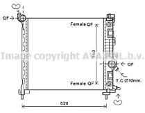 AVA QUALITY COOLING ol2681 -  Радиатор, охлаждение двигателя